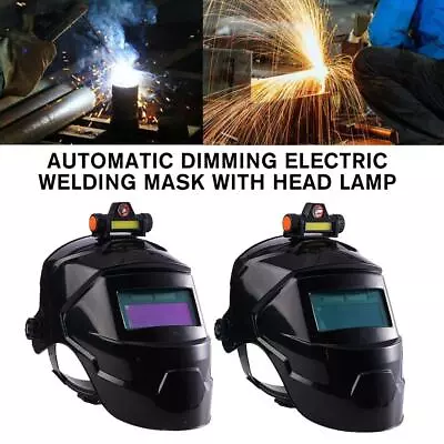 Automatic Darkening Welding Helmet Head-mounted Welder Safety Mask N4P3 • $8.61