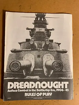 Dreadnought COMPLETE & UNPUNCHED By SPI Board War Game  Navel War Game • £50
