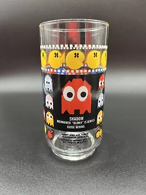 Vintage Pac Man Glass Shadow “Blinky” 1980 Nice Cond Army And Air Force Exchange • $19.99