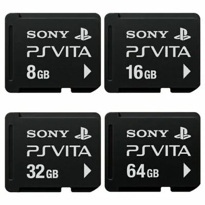 PS Vita Memory Card 4G 8G 16G 32G 64G For Sony Playstation Accessory Black Used • $19.99