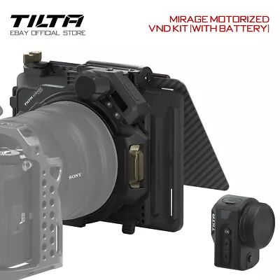 Tilta Mirage Motorized VND Kit W/ 67mm-82mm Adapter Ring+95mm ND Filter+Control • $528.11