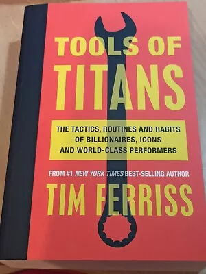 $15 • Buy Tools Of Titans By Timothy Ferriss Paperback Book 2016 Brand New 