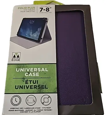 M-Edge Folio Plus Case Book Purple For Tablet 7  8  IPad Mini 4 5 Galaxy Tab A • $12.97