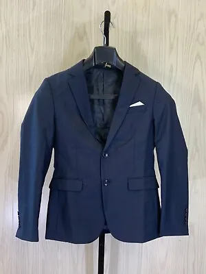 Mogu Classic Slim Fit 2 Button Suit Jacket Mens Size 30 Navy MSRP $60 • $19.96