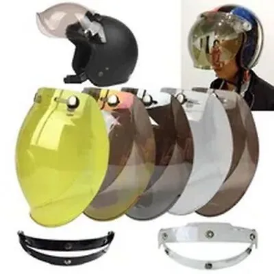 Helmet Bubble Visor Open Face Motorcycle Helmet Vintage Windshield Shield Visor • $15.19