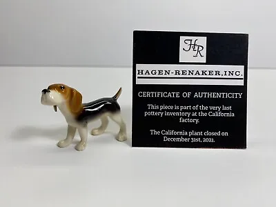 Hagen Renaker #A-104 A-432 Adult Beagle Standing NOS Last Of The Factory Stock • $9.99