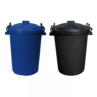 50L Bin Heavy Duty Locking Lid Plastic Rodent Proof Garden Storage Dustbin U.K. • £15.99