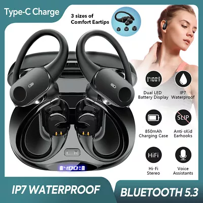 TWS Wireless Earbuds Bluetooth Earphones Headphones Sport Gym Earbuds Sweatproof • $38.94