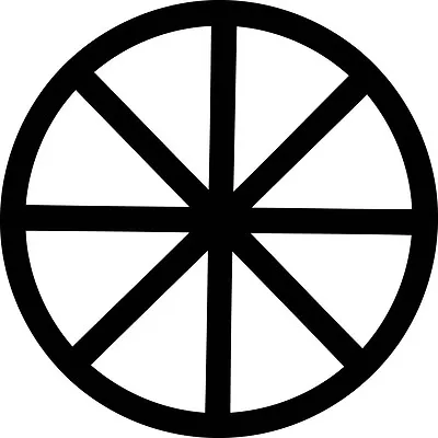 Wheel Of The Year Vinyl Sticker Decal Pagan Wicca Solstice - Choose Size & Color • £2.42