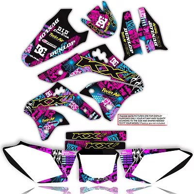 1999 2000 2001 2002 Kawasaki Kx 125 250 Kx250 Kx125 Graphics Dirt Bike Mx Decals • $149.99