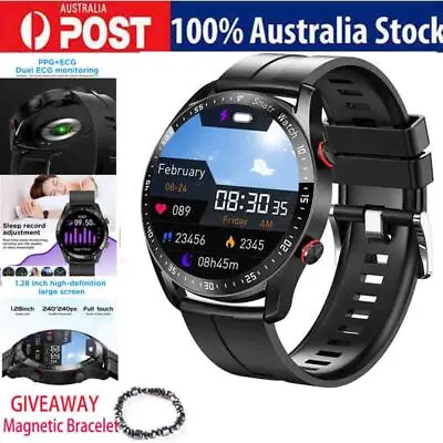 $35.88 • Buy 2023 Smart Watch ECG+PPG Waterproof Smartwatch Bluetooth For IPhone Samsung HW20