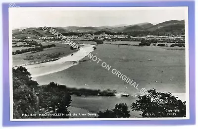 1946c RIVER DOVEY MACHYNLLETH POWYS Montgomeryshire WALES RP REAL PHOTO POSTCARD • £0.99