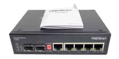 Trendnet TI-G62 6-Port Hardened Industrial Gigabit DIN-Rail Switch • $86.39