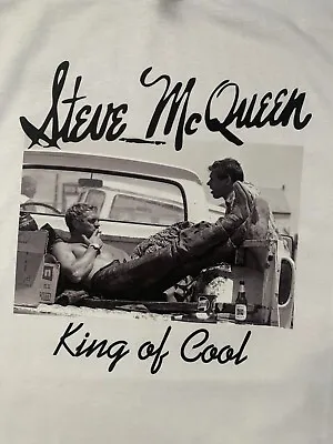 Steve McQueen Retro Classic King Of Cool T Shirt • £8.99