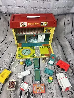VTG FISHER PRICE LITTLE PEOPLE PLAY FAMILY CHILDRENS HOSPITAL #931 W/ Orig Toys • $64
