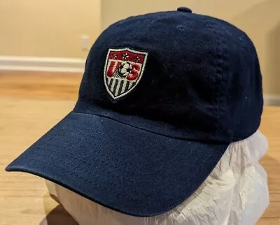 VTG Nike Hat Cap Strap Back United States USA Soccer Futbol Football Blue Logo • $19.99