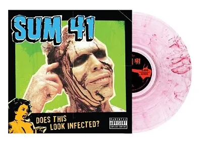Sum 41 Does This Look Infected Translucent Red Swrl Vinyl LP NOFX Green Day Mxpx • $55