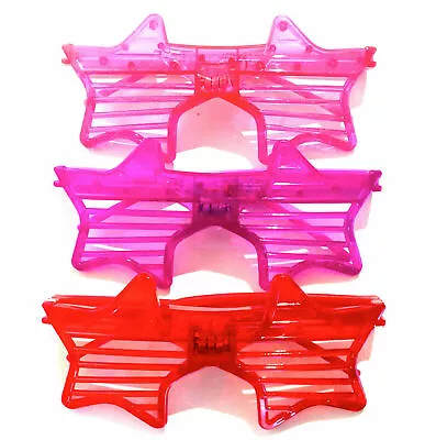 £2.49 • Buy Light Up, Led Glasses, Glowing,party Xmas  And Club Glasses Star Shape Lot