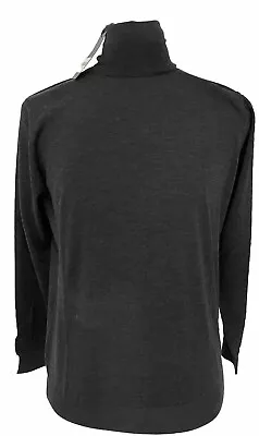 Thom Sweeney Roll Neck Sweater Large Super 120s Merino Wool  BNWT RRP £290 • £14.50
