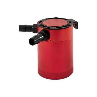 Mishimoto MMBCC-CBTWO-RD Mishimoto Compact Baffled Oil Catch Can 2-Port • $145.99