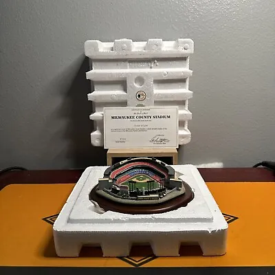 Danbury Mint’s Milwaukee County Stadium Former  Home Of The Milwaukee Brewers • $95