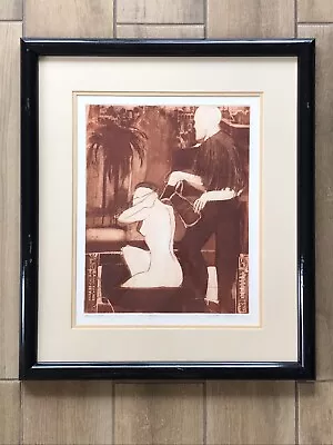 Modernist Nude Etching By American Artist Sandra Marchetti Signed Artist Proof • $125