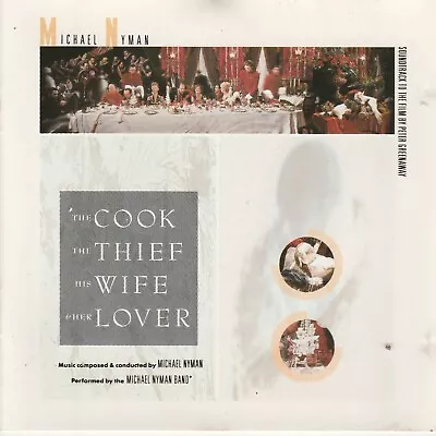 THE COOK THE THIEF HIS WIFE & HER LOVER Ost Score By Michael Nyman  Cd • £2.99
