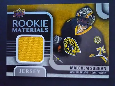 2015 Malcolm Subban Rookie Materials Upper Deck • $5