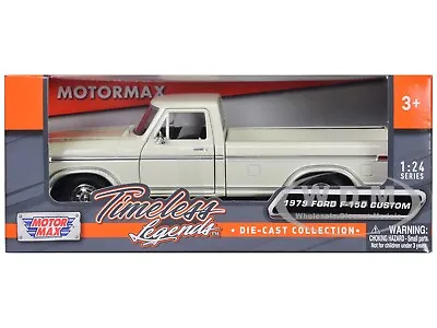 1979 Ford F-150 Pickup Truck White 1/24 Diecast Model Car By Motormax 79346 • $19.99