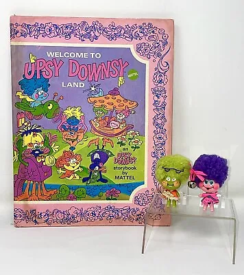 RARE Vintage Mattel 60’s UPSY DOWNSY Book & Dolls! Tingle Dingle & Foozie Woozie • $199.99