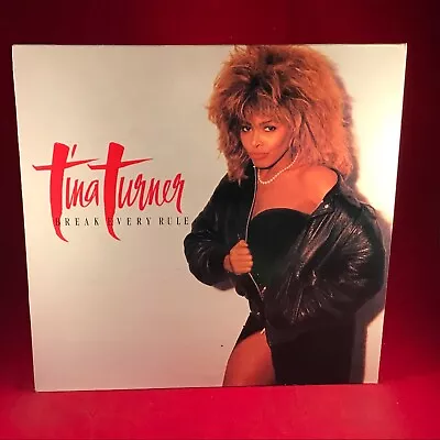 TINA TURNER Break Every Rule 1986 Vinyl LP + INNER Bryan Adams Mark Knopfler ~ • £8.63