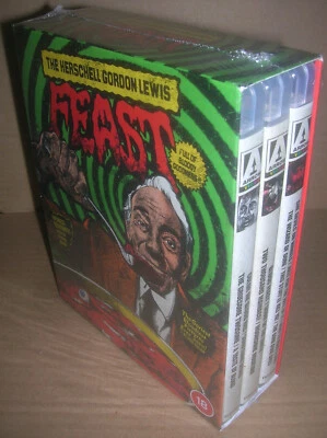 £32.99 • Buy THE HERSCHELL GORDON LEWIS FEAST (14-films) UK Region-free Blu-ray Set LIKE NEW