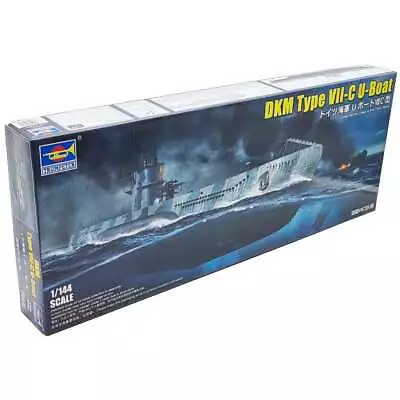 Trumpeter German U-Boat Model Kit DKM Type VII-C 1/144 • £31.99