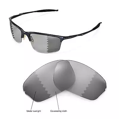 New Walleva Polarized Transition/Photochromic Lenses For Oakley Half Wire 2.0 • £20.32