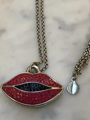 Marc By Marc Jacobs Lips Necklace Watch • $49.73
