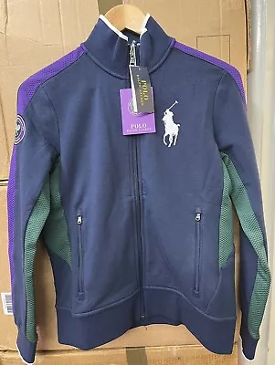 Ralph Lauren Wimbledon Ladies Long Sleeve Polo Top. Size: XS (New With Tags) • £37.95