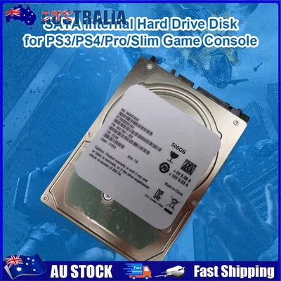 $32.19 • Buy AU For PS3/PS4/Pro/Slim Game Console SATA Internal Hard Drive Disk (500GB)