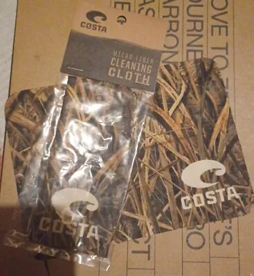 Costa Del Mar Microfiber Cleaning Cloth- Realtree Xtra Camo -Pack Of 5 • $15.99