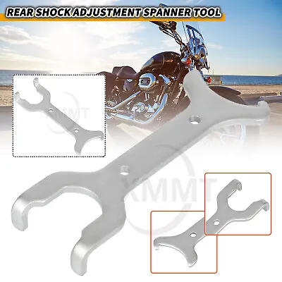 Rear Shock Adjustment Spanner Tool Absorbers For Harley Softail Sportster V-Rod • $11.98