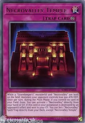 SOFU-EN068 Necrovalley Temple Rare 1st Edition Mint YuGiOh Card • £0.99