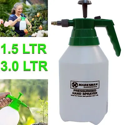 NEW Garden Pressure Sprayer Portable Hand Pump Water Plant Spray Chemical Weed • £6.85
