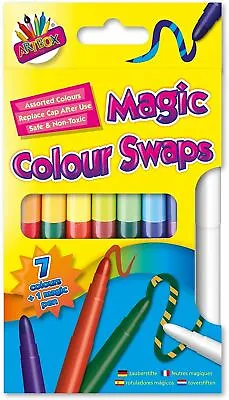 £2.59 • Buy 8Pc Magic Colour Swaps Colour Changing Felt Tip Pen Kids Art Craft Stationery