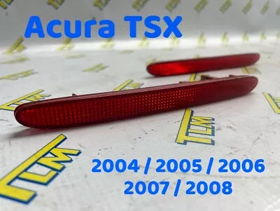 Acura TSX Rear Bumper Reflector DRIVER LEFT & PASSENGER RIGHT 04 05 06 07 08 OEM • $22.99