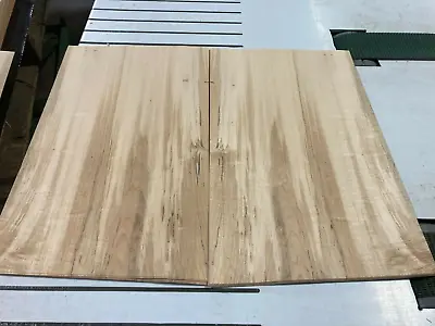 Spalted Maple Wood Veneer 2 Sheets 21'' X 13 1/4'' 518R • $15.99