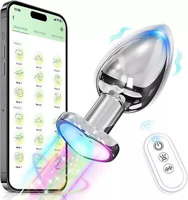 Anal Plug Vibrator Male Prostate Massager Stainless Dildo Sex Toys For Men Women • $19.99