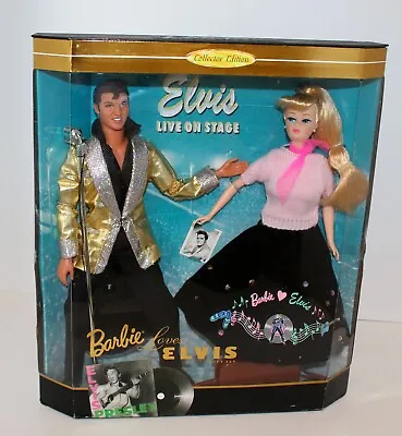 Barbie Loves Elvis Gift Set #17450 Mattel 1996 NRFB EC! • $35