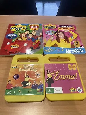 2x The Wiggles Emma Picture Books Hardcover & 2x Emma Wiggle DVD Bundle Lot • $23.90