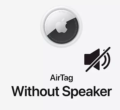 2 X New Modified Apple Air Tag - SILENT | Speaker Removed |  (MX532ZM/A) • £79.99