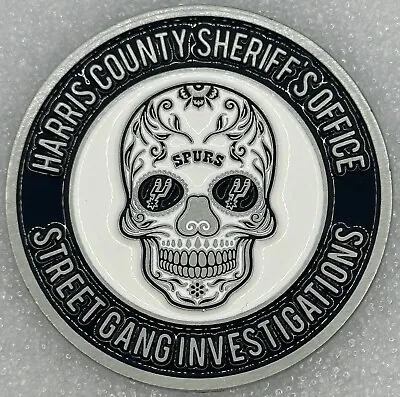 Harris County Sheriff’s Office Texas Street Gang Investigations Serialized Coin • $39.99