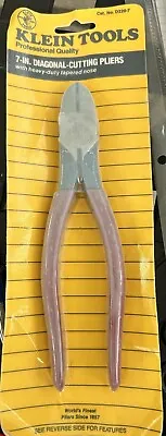 Klein Tools Diagonal Cutting Pliers Heave Duty Tapered Nose 7  D220-7 • $10
